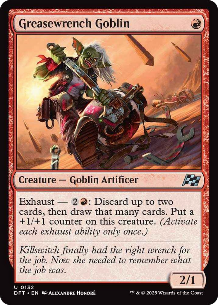 Greasewrench Goblin [Aetherdrift] | Boutique FDB TCG