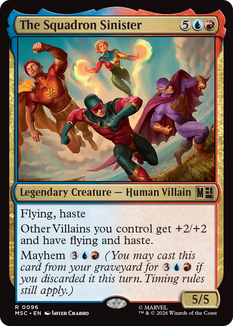The Squadron Sinister (Surge Foil) [Marvel Super Heroes Commander] | Boutique FDB TCG