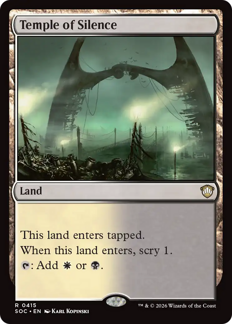 Temple of Silence [Secrets of Strixhaven Commander] | Boutique FDB TCG