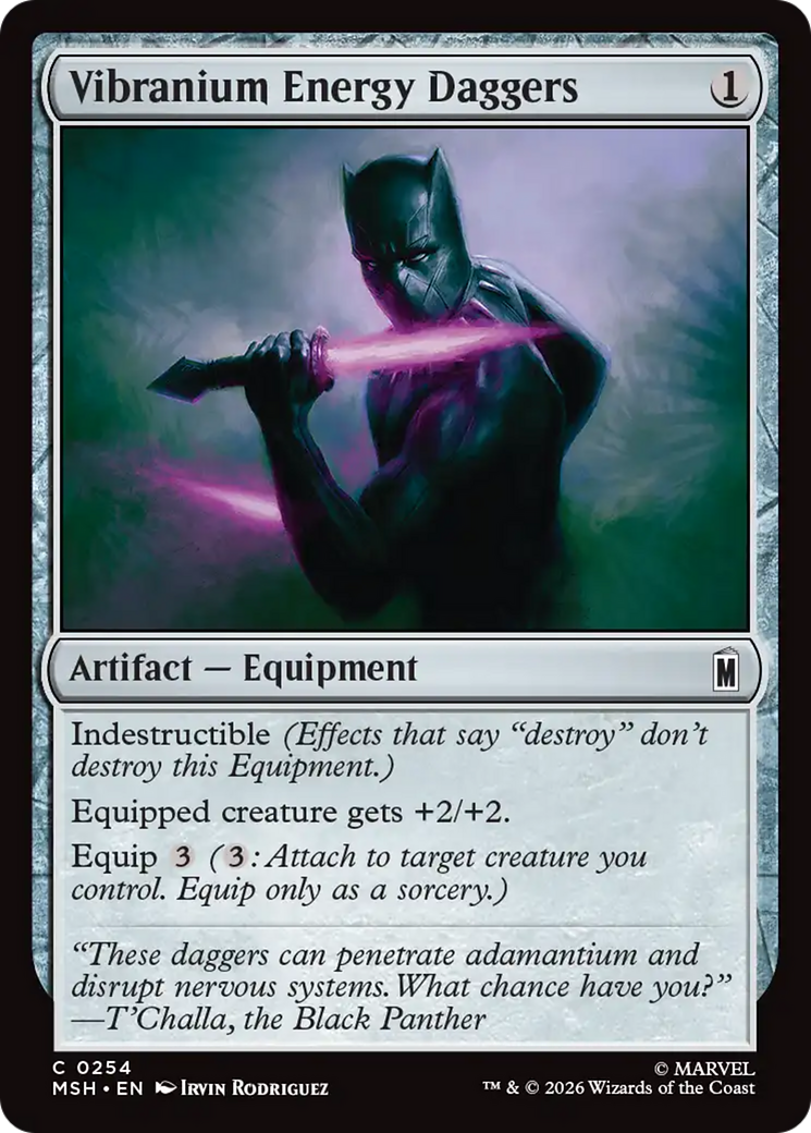 Vibranium Energy Daggers [Marvel Super Heroes] | Boutique FDB TCG