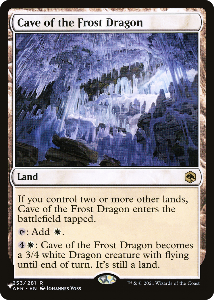 Cave of the Frost Dragon [The List] | Boutique FDB TCG