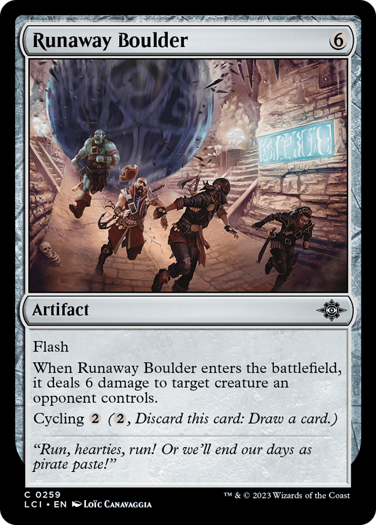 Runaway Boulder [The Lost Caverns of Ixalan] | Boutique FDB TCG