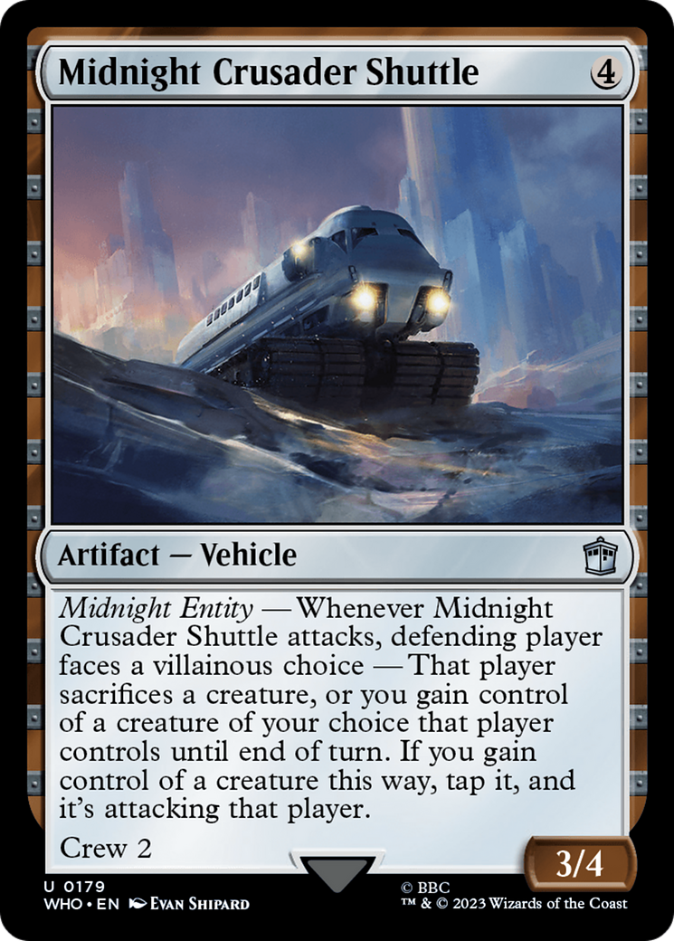 Midnight Crusader Shuttle [Doctor Who] | Boutique FDB TCG