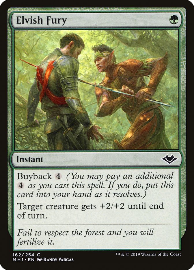 Elvish Fury [Modern Horizons] | Boutique FDB TCG