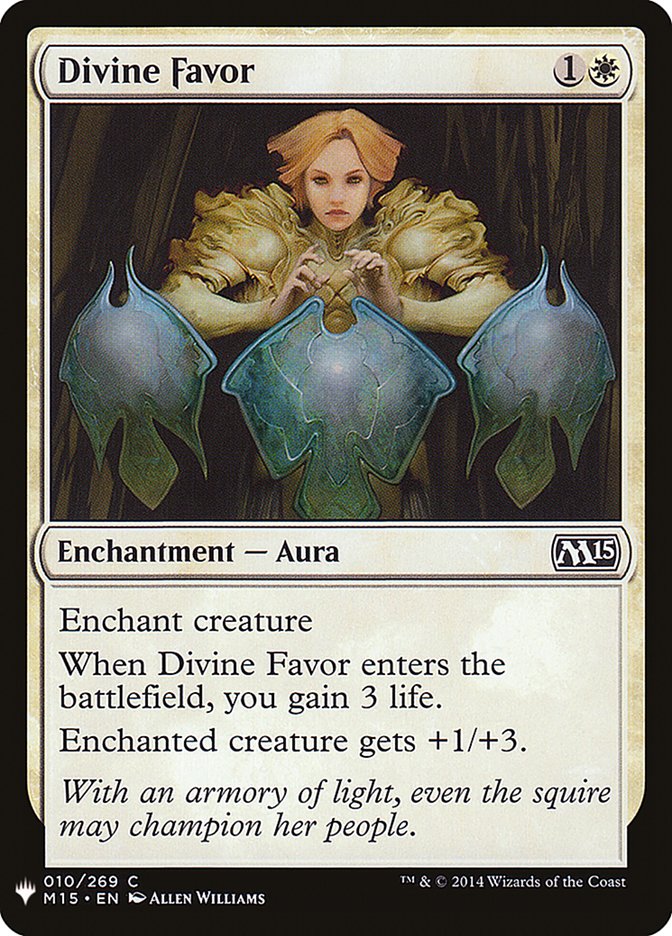 Divine Favor [Mystery Booster] | Boutique FDB TCG