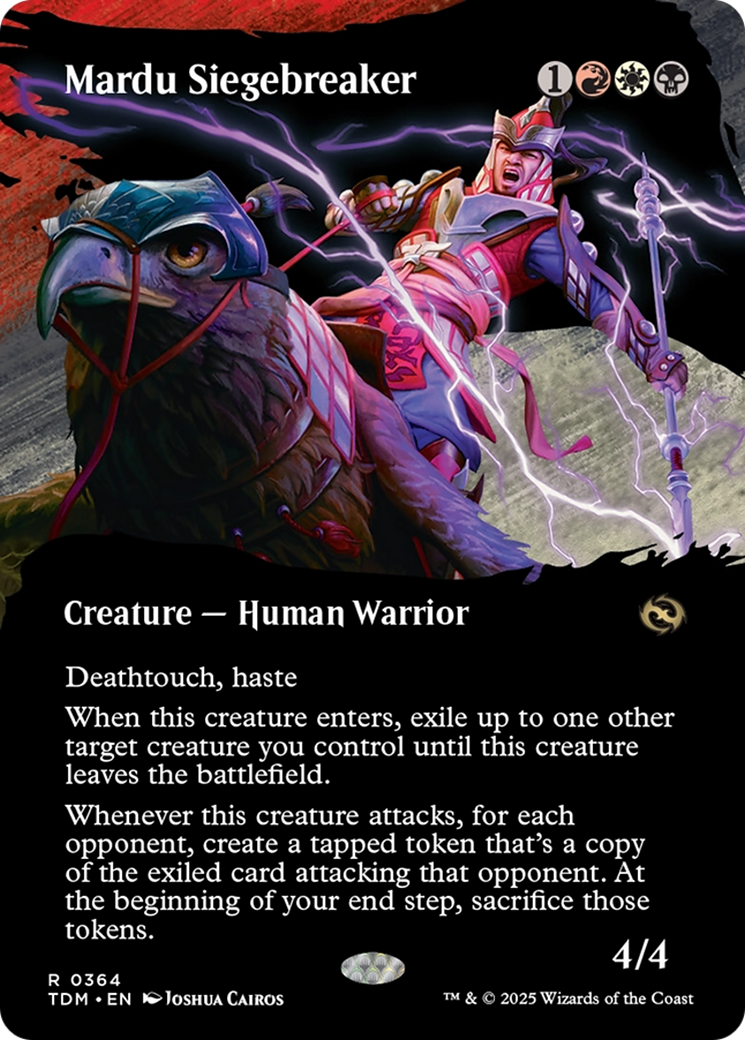 Mardu Siegebreaker (Borderless) [Tarkir: Dragonstorm] | Boutique FDB TCG