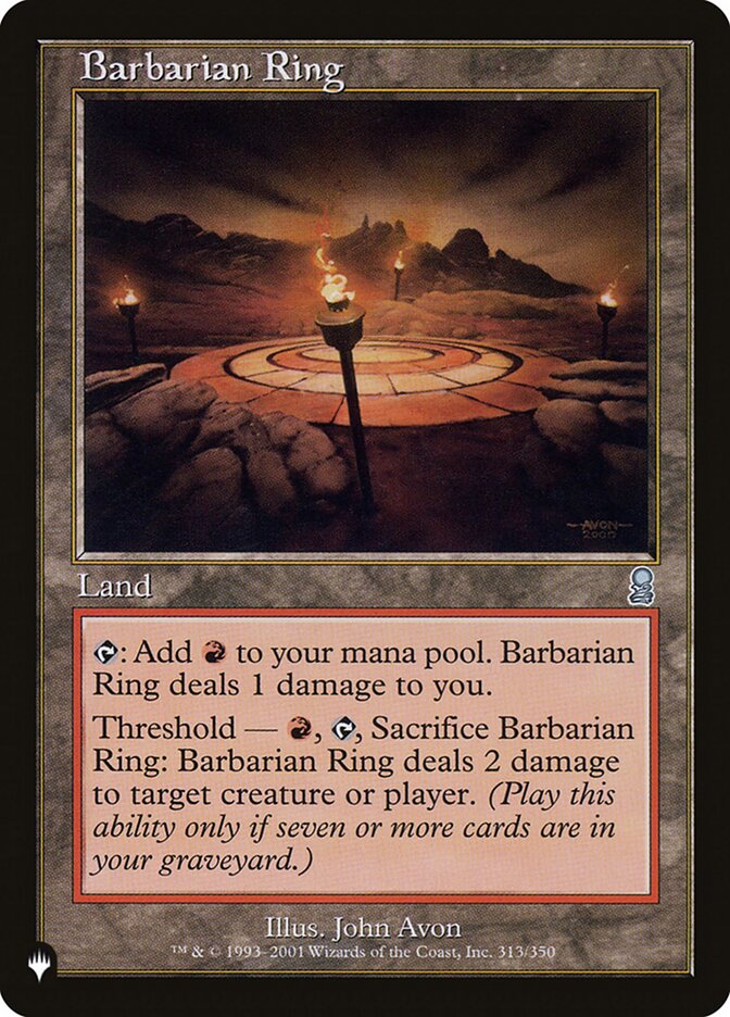 Barbarian Ring [The List] | Boutique FDB TCG