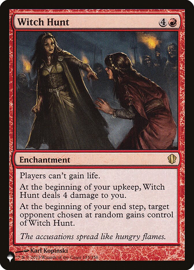 Witch Hunt [The List] | Boutique FDB TCG