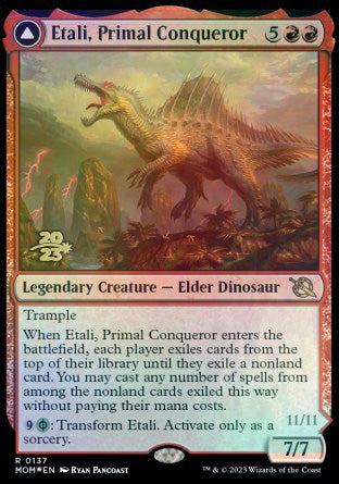 Etali, Primal Conqueror // Etali, Primal Sickness [March of the Machine Prerelease Promos] | Boutique FDB TCG