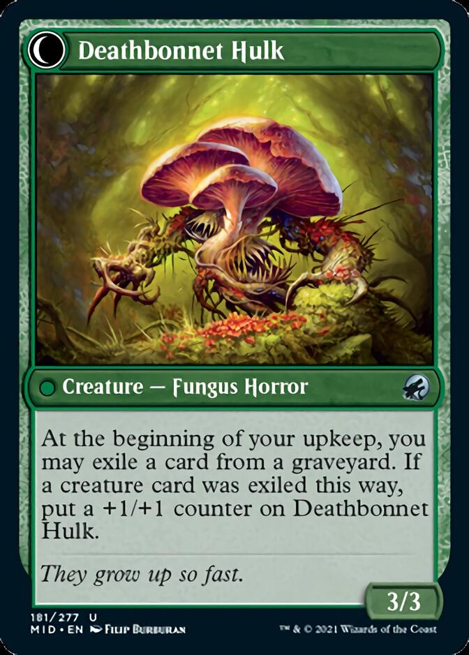 Deathbonnet Sprout // Deathbonnet Hulk [Innistrad: Midnight Hunt] | Boutique FDB TCG