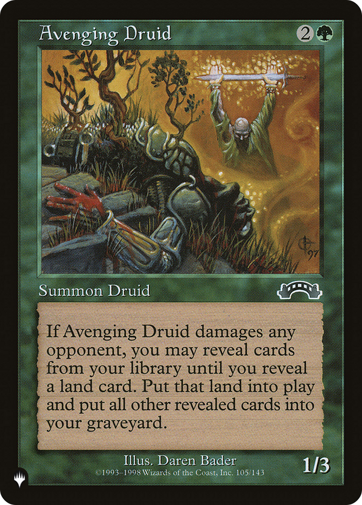 Avenging Druid [The List Reprints] | Boutique FDB TCG