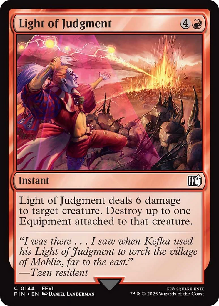 Light of Judgment [FINAL FANTASY] | Boutique FDB TCG
