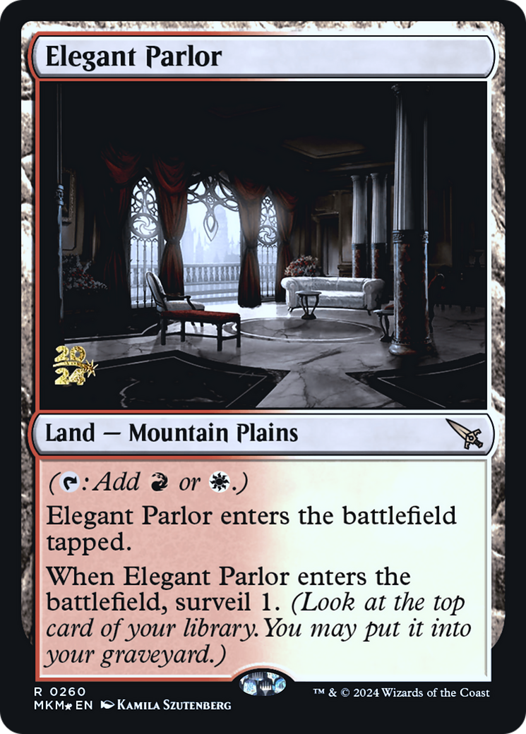 Elegant Parlor [Murders at Karlov Manor Prerelease Promos] | Boutique FDB TCG