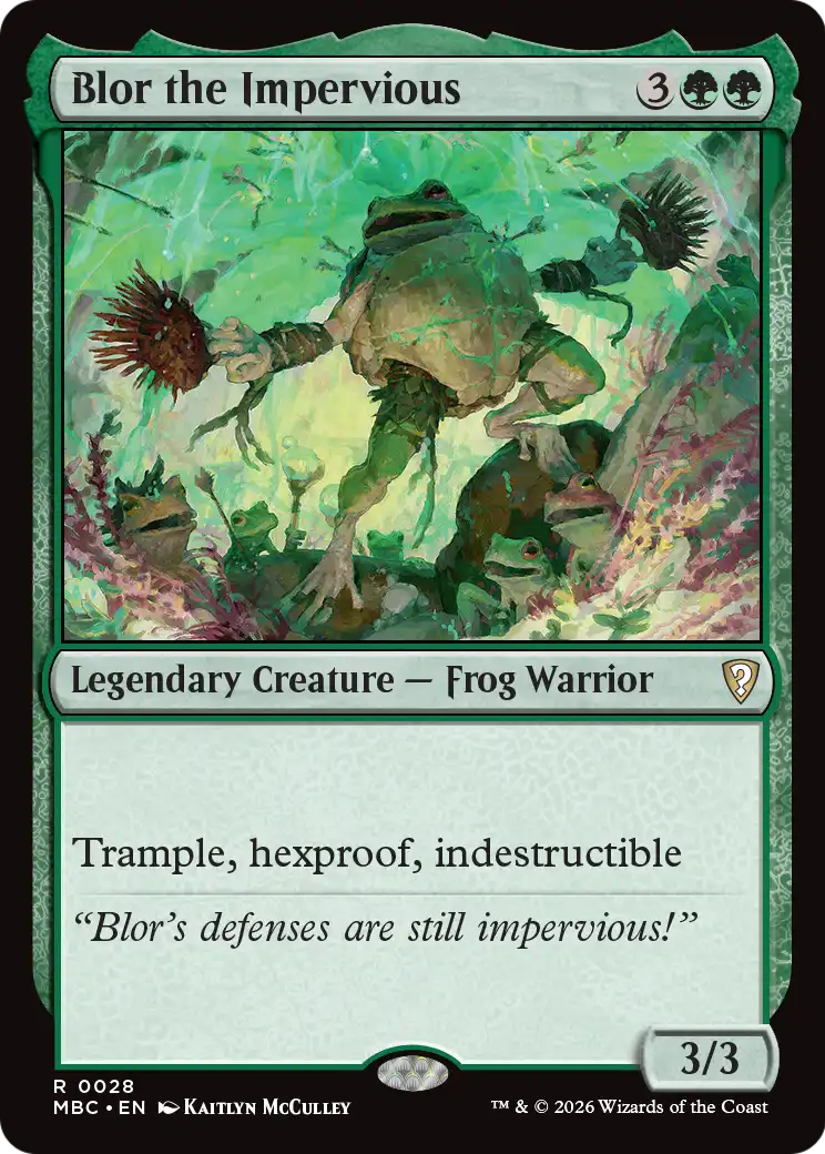 Blor the Impervious [Mystery Booster: Commander Edition] | Boutique FDB TCG