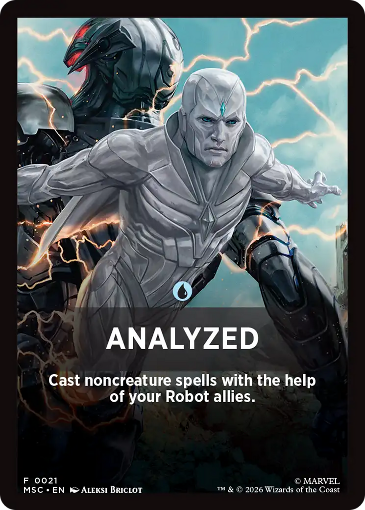 Analyzed Theme Card [Marvel Super Heroes Commander] | Boutique FDB TCG