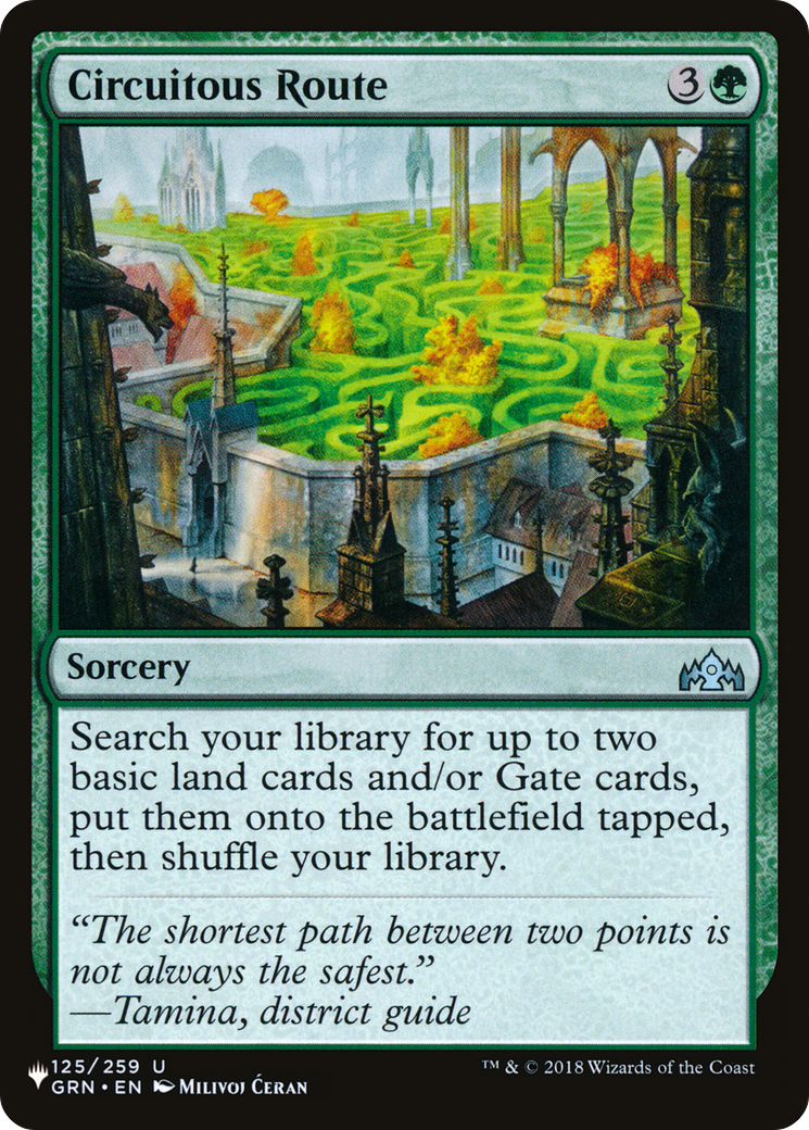Circuitous Route [The List] | Boutique FDB TCG