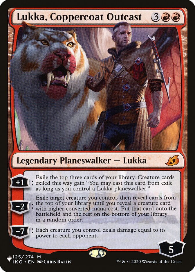 Lukka, Coppercoat Outcast [The List] | Boutique FDB TCG