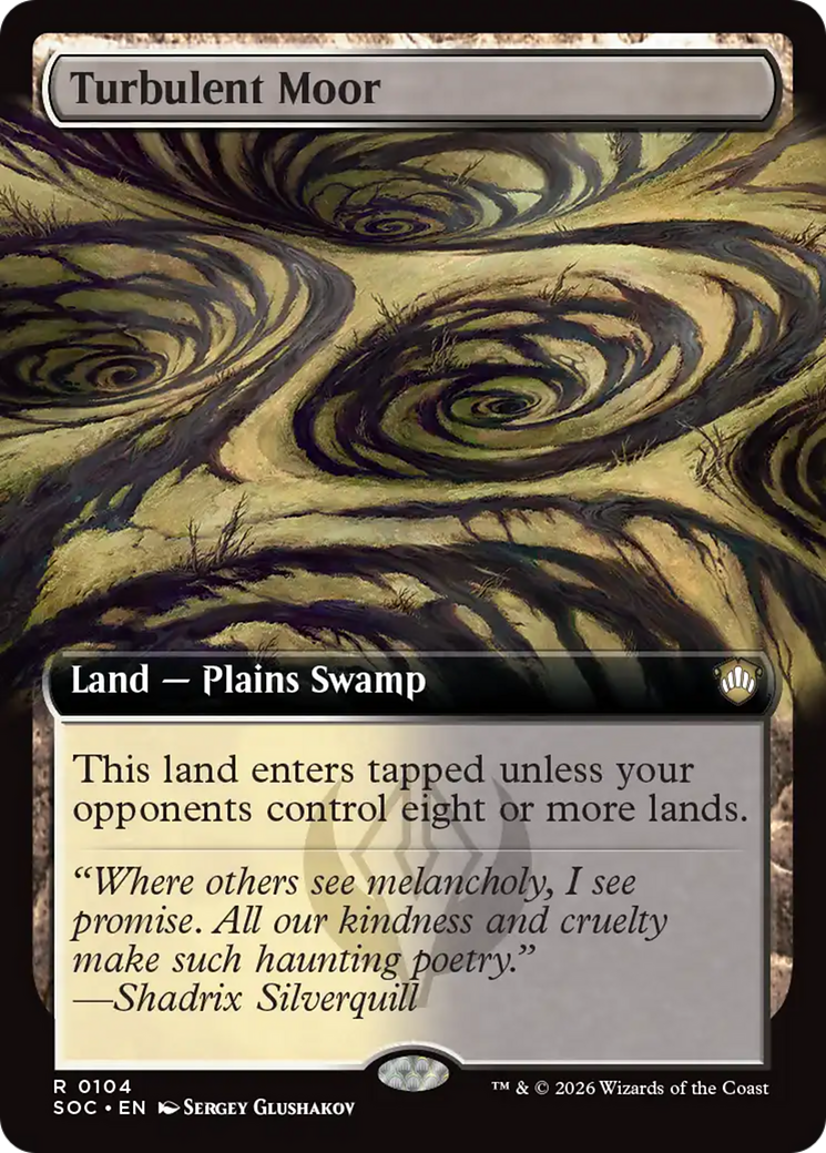 Turbulent Moor (Extended Art) [Secrets of Strixhaven Commander] | Boutique FDB TCG