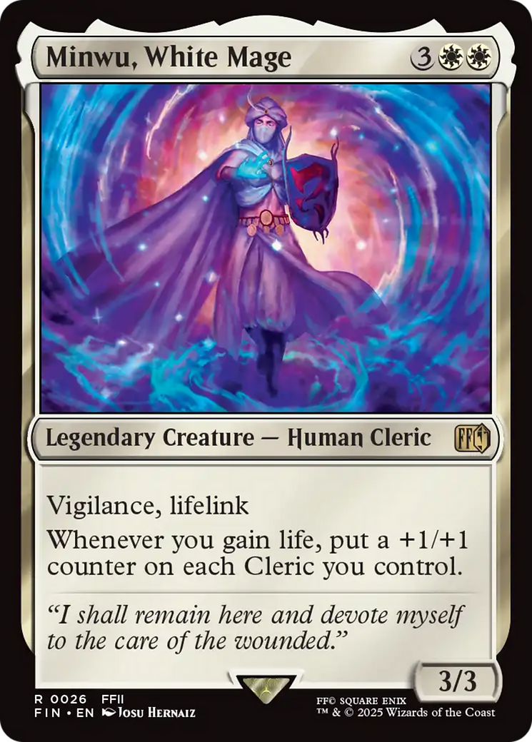 Minwu, White Mage [FINAL FANTASY] | Boutique FDB TCG