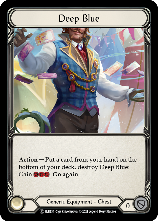 Deep Blue [U-ELE234] (Tales of Aria Unlimited)  Unlimited Rainbow Foil | Boutique FDB TCG