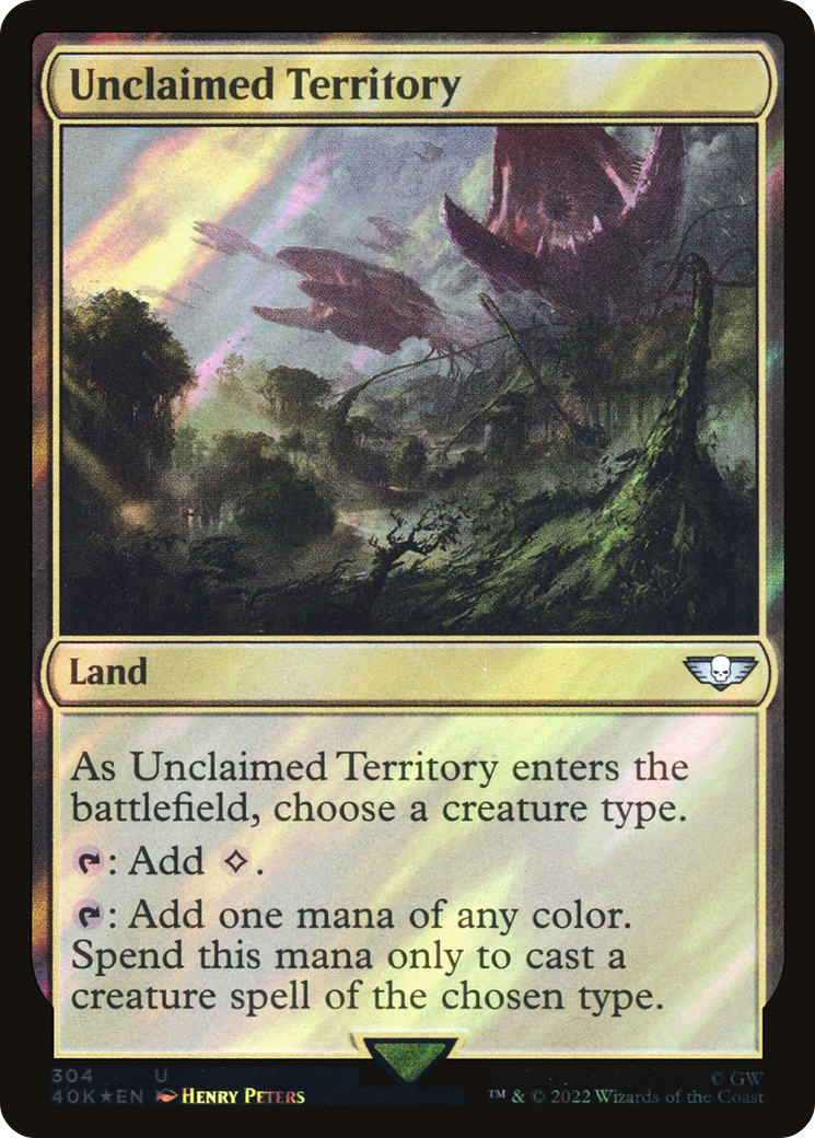 Unclaimed Territory (Surge Foil) [Marvel Super Heroes Commander] | Boutique FDB TCG