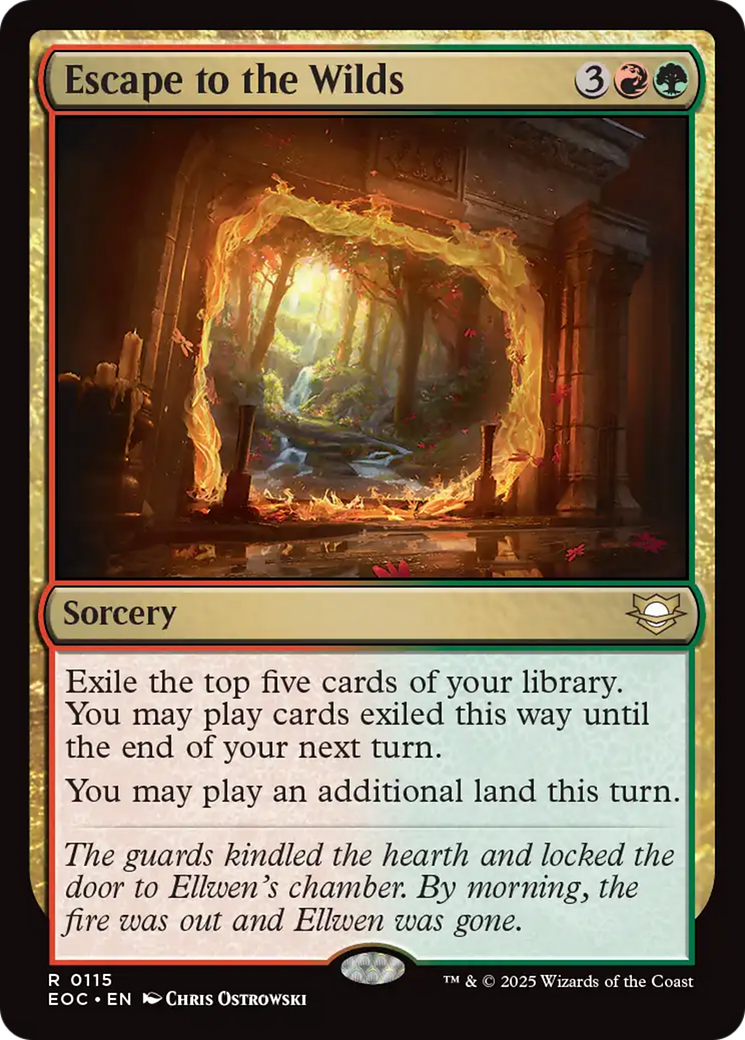 Escape to the Wilds [Edge of Eternities Commander] | Boutique FDB TCG