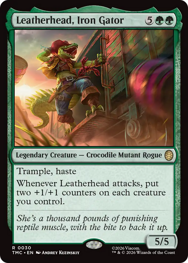 Leatherhead, Iron Gator [Teenage Mutant Ninja Turtles Commander] | Boutique FDB TCG