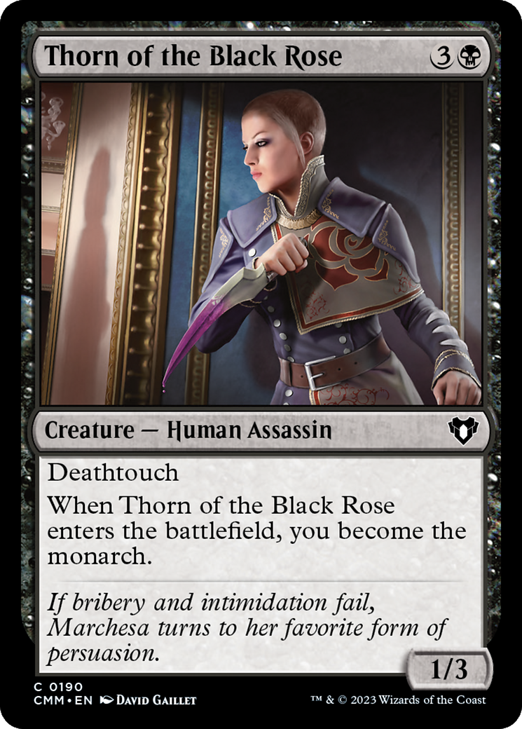 Thorn of the Black Rose [Commander Masters] | Boutique FDB TCG