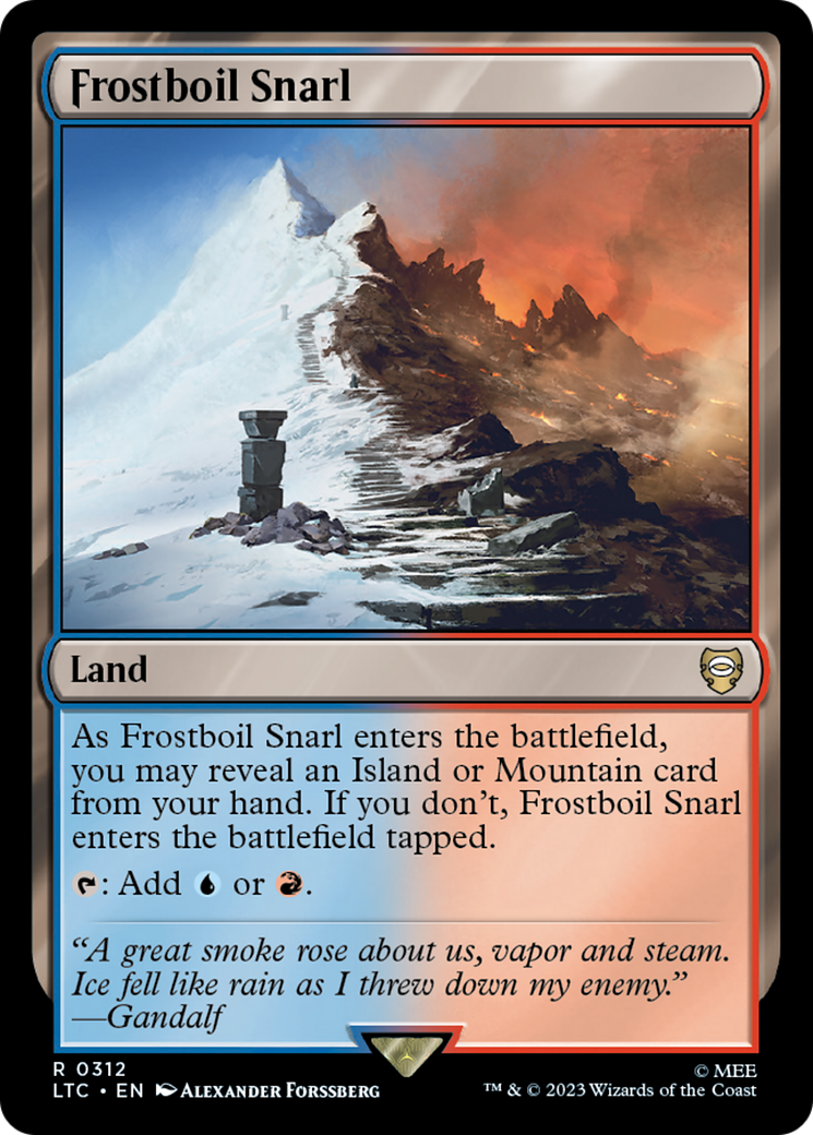 Frostboil Snarl [The Lord of the Rings: Tales of Middle-Earth Commander] | Boutique FDB TCG