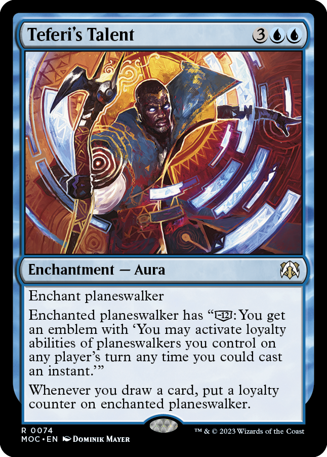 Teferi's Talent [March of the Machine Commander] | Boutique FDB TCG