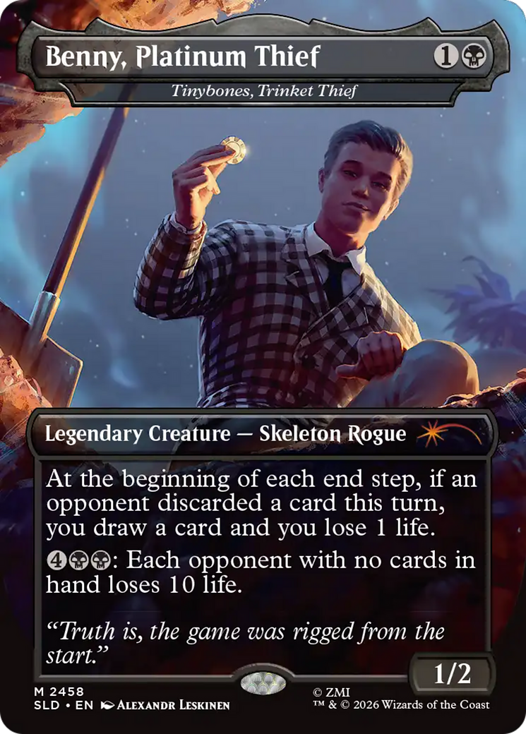 Benny, Platinum Thief - Tinybones, Trinket Thief [Secret Lair Drop Series] | Boutique FDB TCG