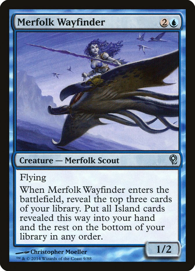 Merfolk Wayfinder [Duel Decks: Jace vs. Vraska] | Boutique FDB TCG