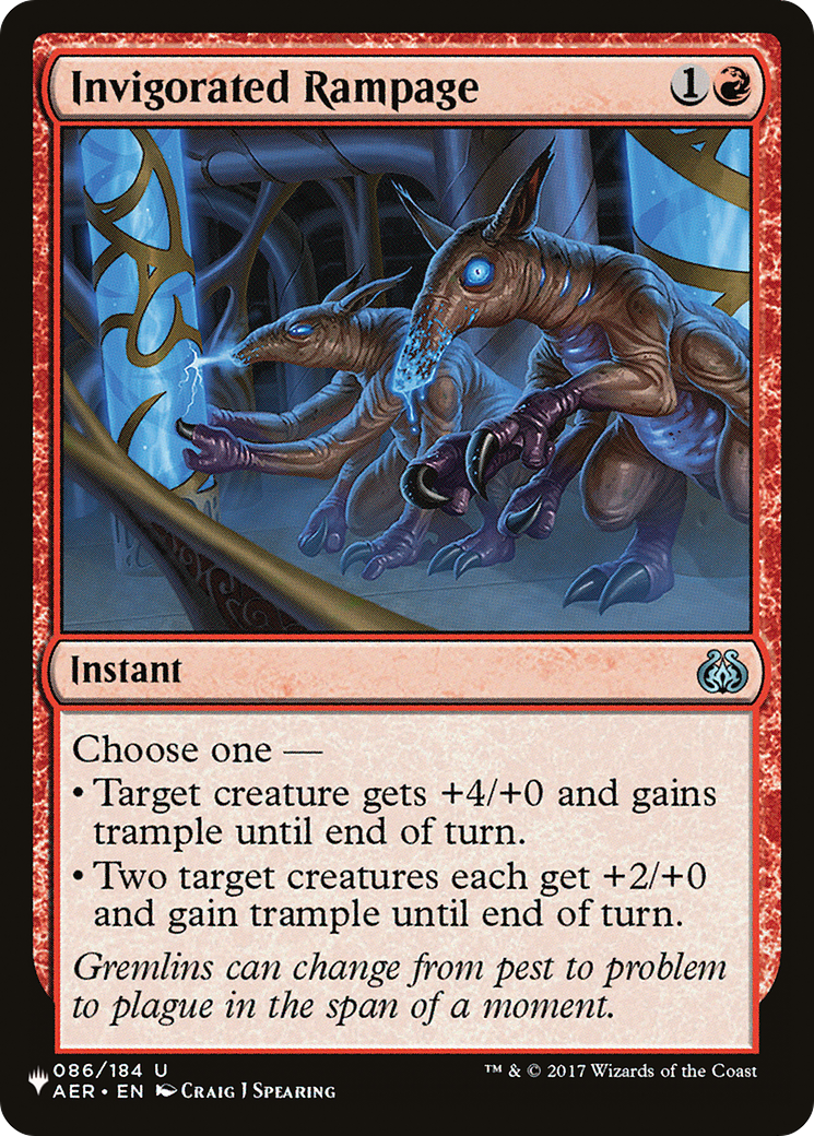 Invigorated Rampage [The List Reprints] | Boutique FDB TCG