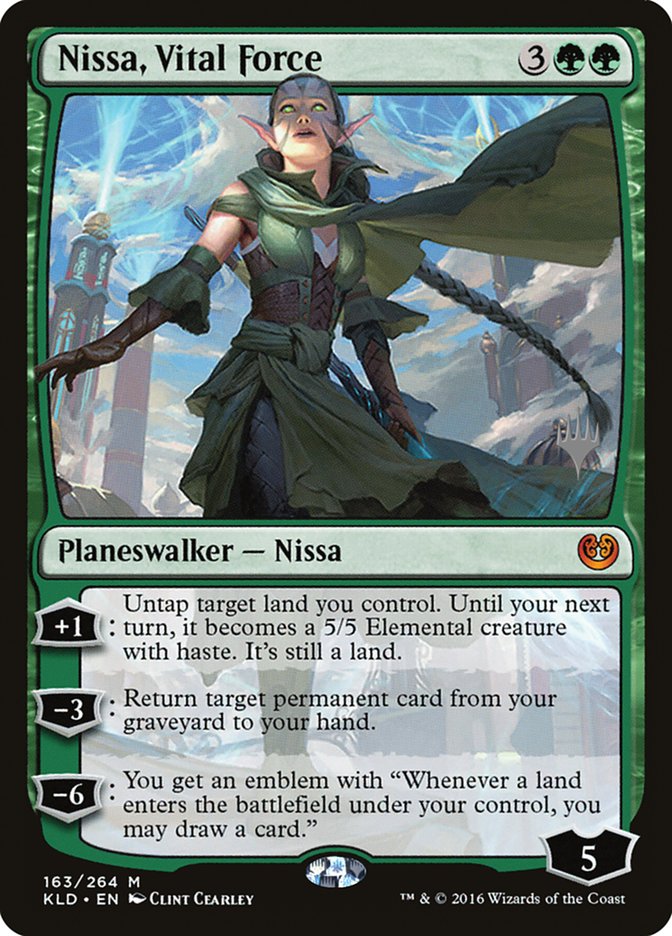 Nissa, Vital Force (Promo Pack) [Kaladesh Promos] | Boutique FDB TCG