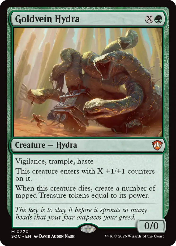 Goldvein Hydra [Secrets of Strixhaven Commander] | Boutique FDB TCG
