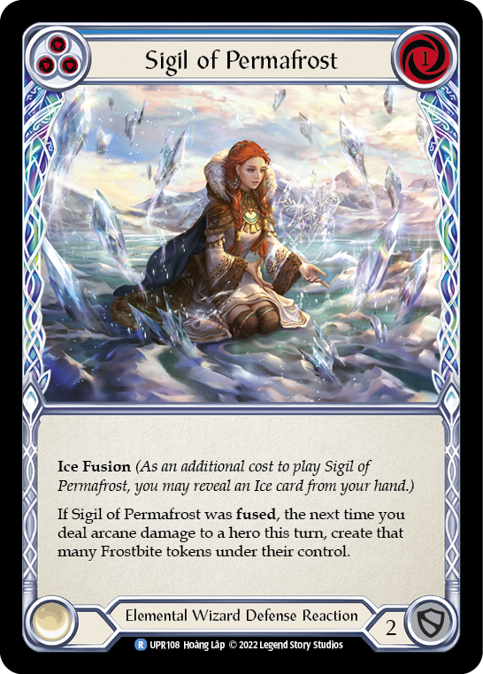 Sigil of Permafrost (Blue) [UPR108] (Uprising) | Boutique FDB TCG
