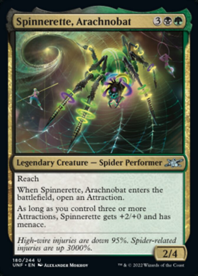 Spinnerette, Arachnobat [Unfinity] | Boutique FDB TCG