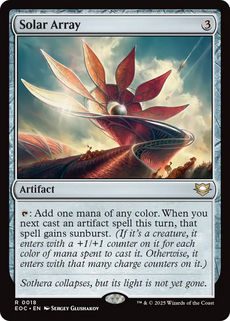 Solar Array [Edge of Eternities Commander] | Boutique FDB TCG