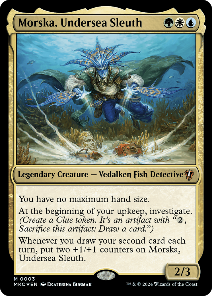 Morska, Undersea Sleuth [Murders at Karlov Manor Commander] | Boutique FDB TCG