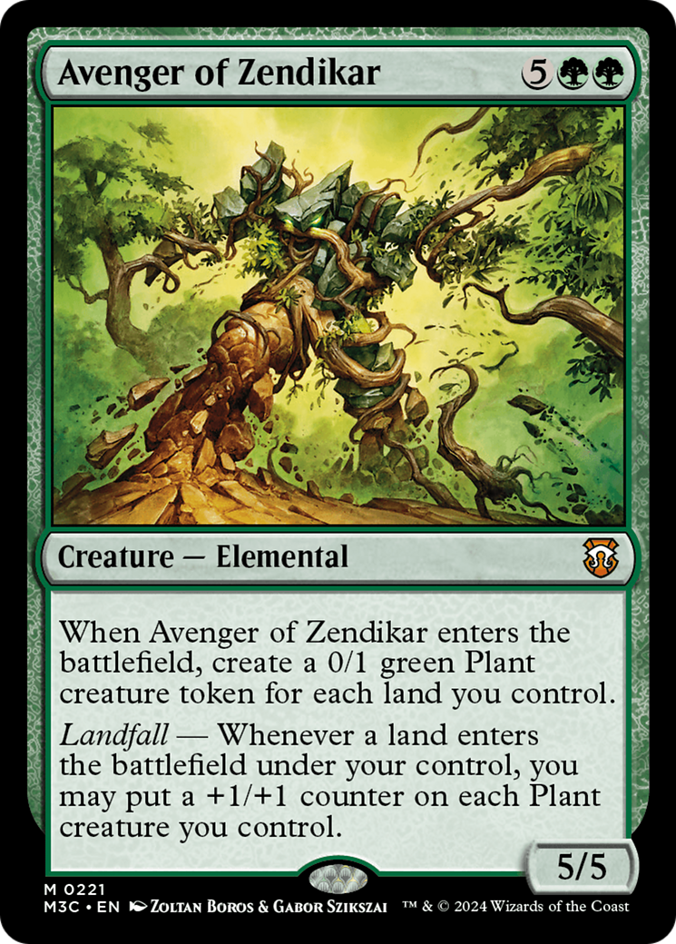 Avenger of Zendikar (Ripple Foil) [Modern Horizons 3 Commander] | Boutique FDB TCG