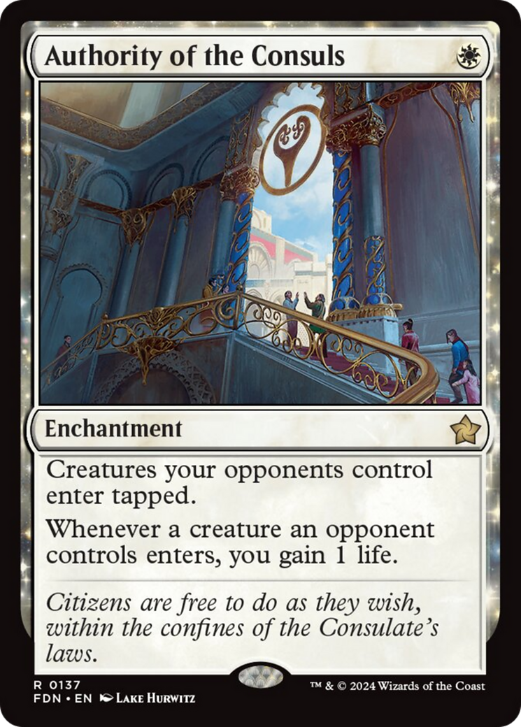 Authority of the Consuls [Foundations] | Boutique FDB TCG