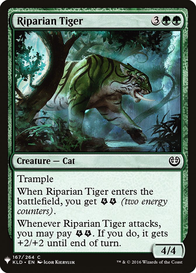 Riparian Tiger [Mystery Booster] | Boutique FDB TCG