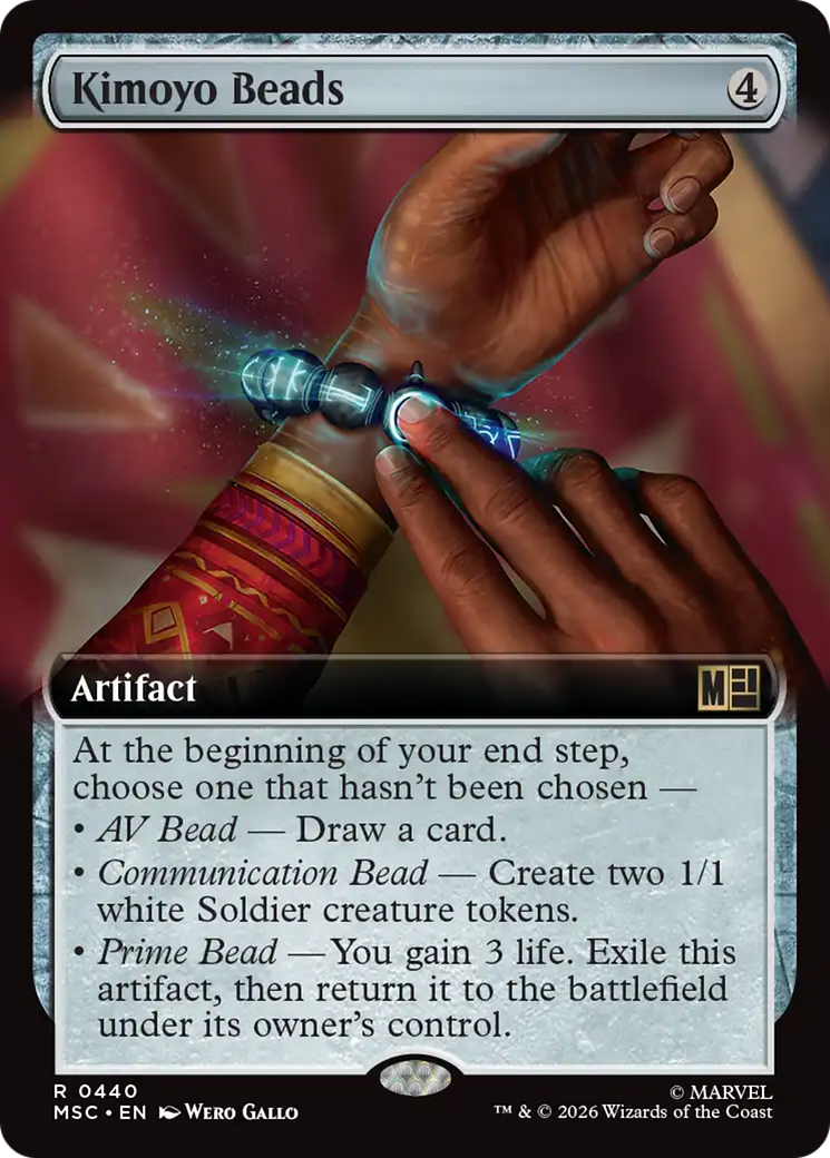 Kimoyo Beads (Extended Art) [Marvel Super Heroes Commander] | Boutique FDB TCG