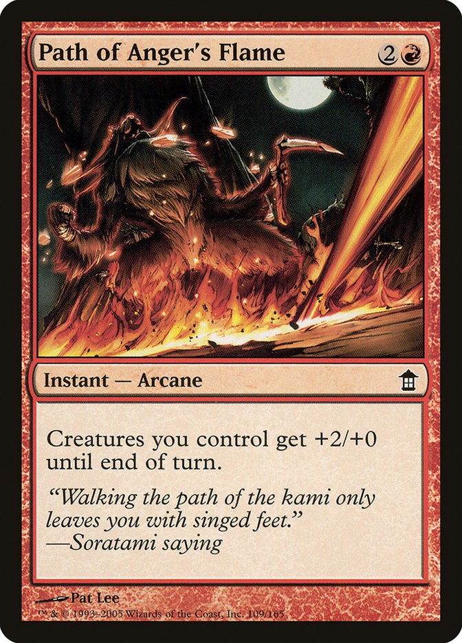 Path of Anger's Flame [Saviors of Kamigawa] | Boutique FDB TCG