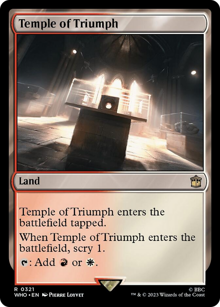 Temple of Triumph [Doctor Who] | Boutique FDB TCG