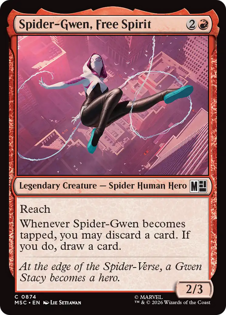Spider-Gwen, Free Spirit [Marvel Super Heroes Commander] | Boutique FDB TCG