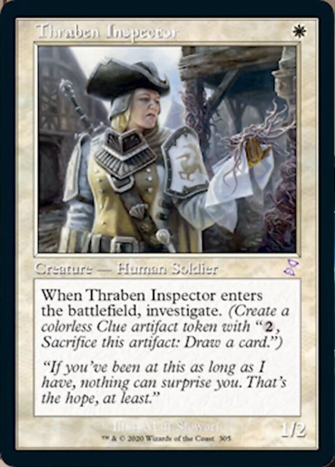 Thraben Inspector (Timeshifted) [Time Spiral Remastered] | Boutique FDB TCG