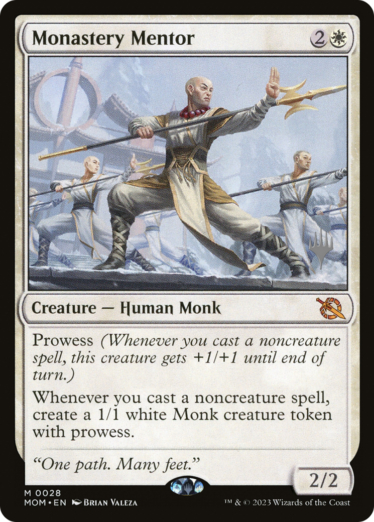 Monastery Mentor (Promo Pack) [March of the Machine Promos] | Boutique FDB TCG