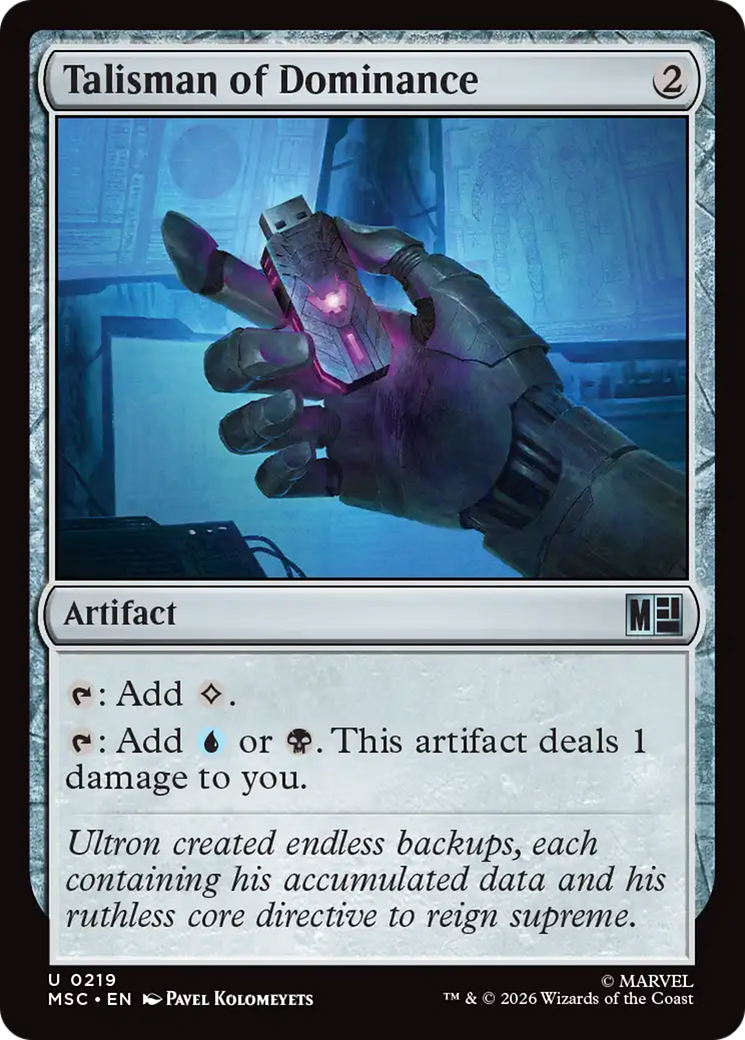 Talisman of Dominance [Marvel Super Heroes Commander] | Boutique FDB TCG