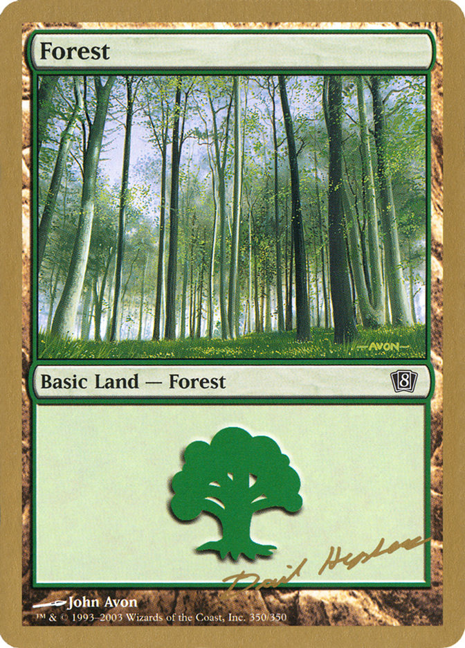 Forest (dh350) (Dave Humpherys) [World Championship Decks 2003] | Boutique FDB TCG